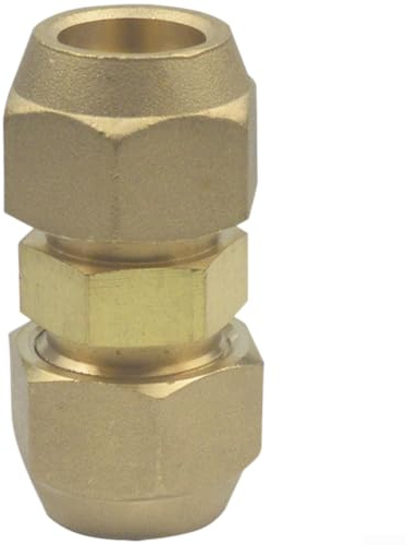 Connecteur de tuyau en cuivre, raccord sans soudure, raccords de climatisation CVC, installation rapide sans soudure, écrou épais pour réparation domestique (F)