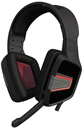 Patriot Viper V330 Gaming Headset, Gaming Kopfhörer für PC, PC-Gaming, Over Ear, Klappbares Mikrofon mit Rauschunterdrückung