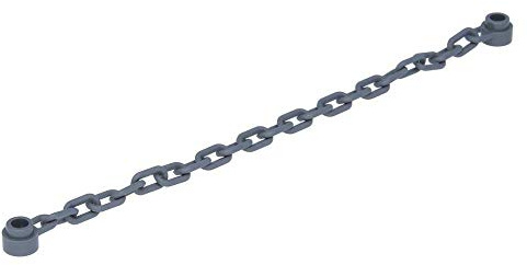 LEGO 10 x Kette, 21 Glieder Dunkelgrau (Neugrau)