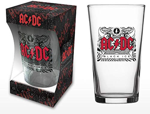 AC/DC Verre à bière/bière Black Ice - Pinte 570 ml