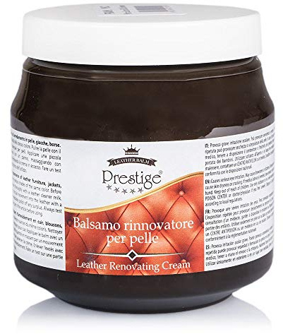 PRESTIGE CREMA PER RINNOVARE IL COLORE DI DIVANI SCARPE BORSE IN PELLE 300ml