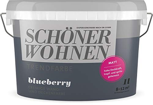 Sch?ner Wohnen Trendfarbe blueberry Matt 1 Liter