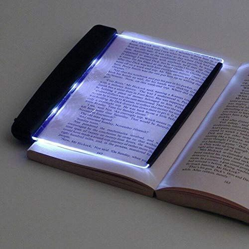 wendry Livre de Poche à LED, Lampe de Lecture à LED, Panneau de Lampe détachable avec Clip détachable, Protection des Yeux, Livre Night Light