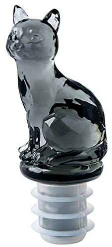 Acrylic Wine Stopper Silicone Cat Dog Diamonds Shape Clear Bottle Stopper Creative Animal Red Wine Stoppers Bar Supplies Random Style