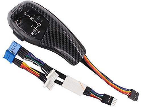 NewYall LED Illuminated Carbon Fiber Gear Shift Knob for BMW E90 E92 E84 E89 F30 120i 125i 128i 135i 130i 320i 323i 325i 325xi 330xi 328i 335i 328i xDrive Z4 328xi 335xi 330i 335d 335i xDrive X1