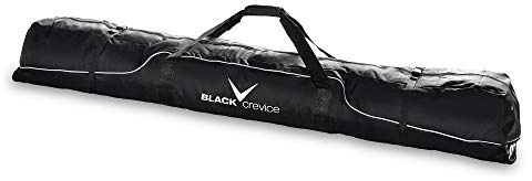 Black Crevice Skitasche für 3 Paar Alpin Skier, 190 cm, Black/Silver