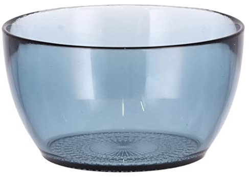 BITZ Kusintha - Cuenco de cristal (12 cm), color azul