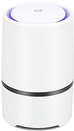 MELEDEN Air Purifier for Home with True HEPA Filters,Low Noise Portable Air Purifiers with Night Light,Desktop USB Air Cleaner