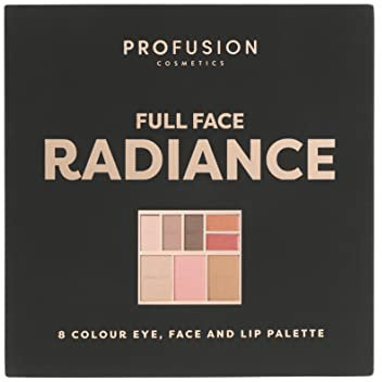 Profusion Cosmetics Palette complète éclat 8 nuances pour les yeux, le visage et les lèvres pour un maquillage naturel et audacieux, essentiel pour les teints moyens à profonds, éclat