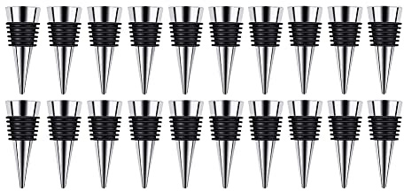 Hundnsney 20Pcs Metal Bottles Stoppers Wine Bottles Stoppers Beverage Bottles Stoppers Wine Bottles Corks Tapered Storage Crafts Art DIY