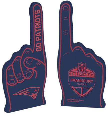NFL Frankfurt New England Patriots Foam Finger Winkehand