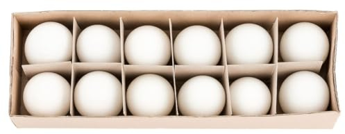 NaDeco Natürliche Dekoeier von, Gänseeier, Wachteleier, Hühnereier, Enteneier, Truthahneier für Ihre Osterdekoration zur Auswahl, Farbe:Enteneier 12 Stk.