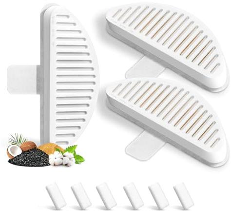 iFutniew Katzenbrunnenfilter, 3er-Pack Ersatzfilter und 6er-Pack -Filterschwämme für 2 l automatische Haustierbrunnen Ersatzteile