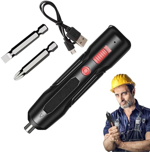 Petit tournevis électrique, kit de tournevis électrique, Jeu de tournevis de précision à chargement USB, Outils électriques, couple élevé pour l'électronique, téléphone, appareil photo, ordinateur por