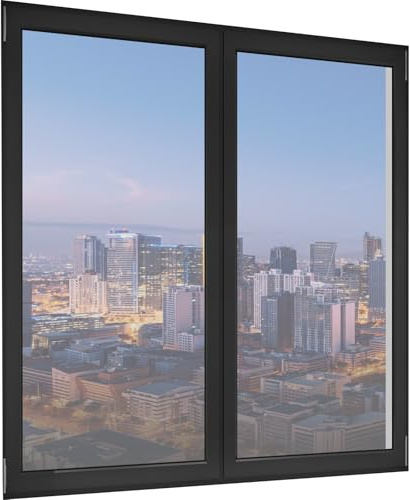 Película de Ventana de Privacidad 50 x 800 cm con UV y Protección contra El Calor Vinilo Opaco para Ventana de Privacidad para Hogar Oficina Tienda, Plata