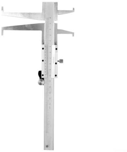HOHOVYVY Pied à coulisse en acier inoxydable avec double rainure intérieure 9 à 300 mm pour des mesures intérieures précises dans le travail des métaux, le travail du bois et les applications