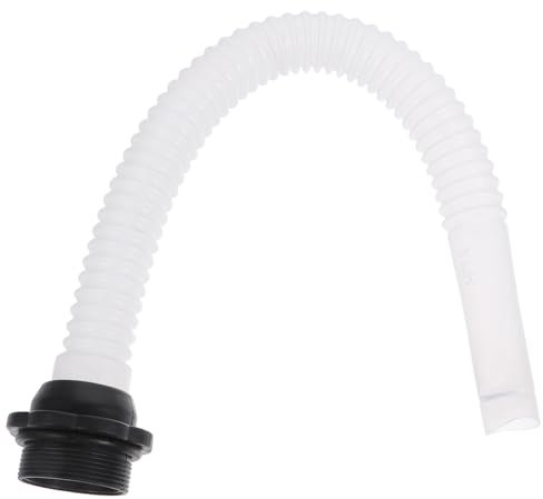 Mikinona Beccuccio Flessibile per Tanica Carburante Filtro Integrato, Ugello in Plastica Anello di Tenuta, Versamento Rapido e 360° Rotazione per Officina e Garage
