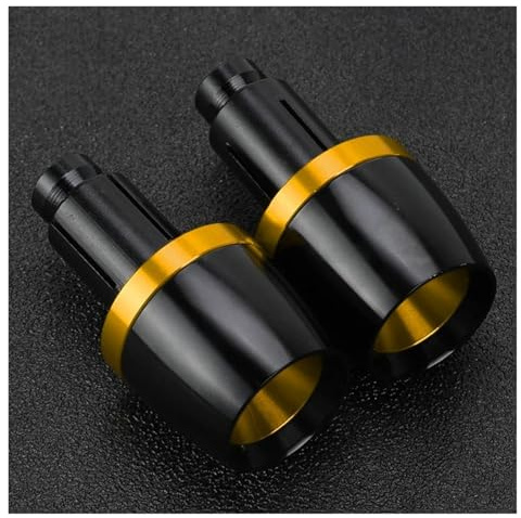 Lenkerende Motorrad Lenkergriffe Lenkerendkappe 22mm Griff Gegengewichtsstopfen Für CBR 125 150 250 300 400 500 600 900 1000 RR(GOLD)