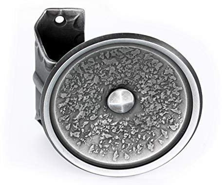 UHRIG Pomello per porta in ferro battuto, vintage, per cancello da giardino, Ø 90 mm