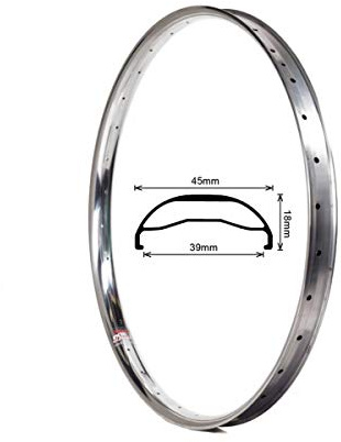 Velocity Dually 29 Disc Rim - Polished Aluminum, Tubeless Ready, Double Wall, 32h Lightweight, Mid Fat & Fat Race Performance for Trail, Snow & Sand - USA Made