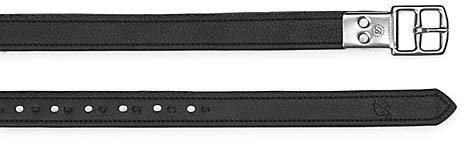 Bates Heritage Steigb gel, Leder, 127 cm, Schwarz