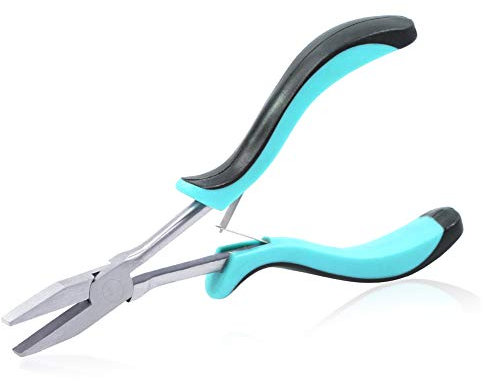 SPEEDWOX Mini pince à bec plat longue portée pour la fabrication de bijoux 15,2 cm Outil de précision à mâchoire lisse