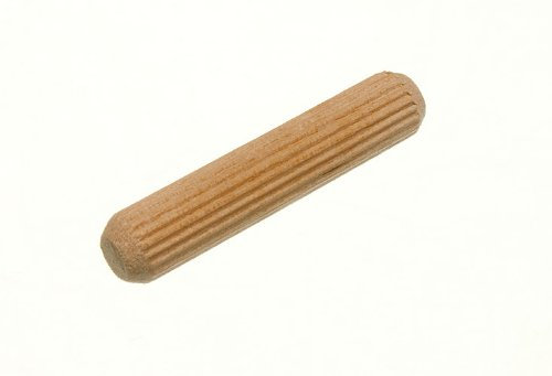 One Stop DIY Holzdübel aus Hartholz, gerillt, M8 x 40 mm, 15 Stück