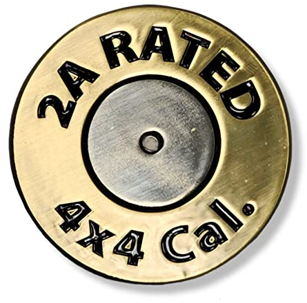 Badge Glow All Metal 2A Rated 4X4 Automotive Badge Specifically Designed for The Jeep Wrangler or Cherokee ~ Stick it Anywhere!