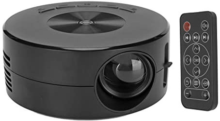 Mini Proiettore, Proiettore LCD TFT Tascabile a Mano con Schermo per Bambini con Telecomando per Campeggio All'aperto, Supporto Ricarica 5V2A