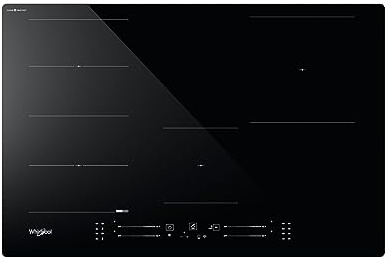 Whirlpool WF S7977 CPNE Nero Da incasso 77 cm Piano cottura a induzione 4 Fornello(i)