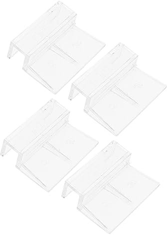 Happyyami 4stücke Fischbecken Abdeckungsstützen Für Robuste Halterungen Für Aquarienabdeckung Acryl Fischbehälter Zubehör Installieren Und Langlebig