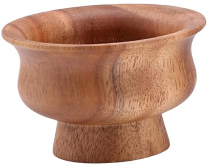 Bol Pot-pourri Décoratif, Polyvalent, Fait à La Main, Cadeau pour Enfants, Bol sur Pied, Bol à Punch en Bois pour La Maison, Grand