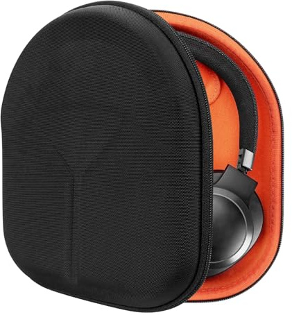 Geekria Shield Kopfhörerhülle kompatibel mit JBL Tune 770NC/760NC/750NC/720BT, Live 770NC – Ersatz Hartschalen-Reise-Case mit Kabelaufbewahrung (Schwarz)