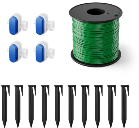 Philips Accessorio per robot tosaerba 3000, Kit Riparazione | Kit Riparazione per Rasaerba robotizzato 3000, Filo perimetrale da 10 m, 4 connettori e 10 picchetti, facile uso (RSL0040/01)