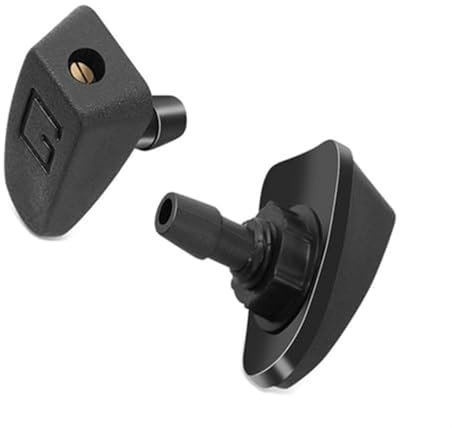 Wischwasserschlauch-Reparatursatz, Wivplex 1 Stück Auto-Scheibenwaschwasser-Wassersprühdüse verstellbar, for Peugeot, 308 307 206 Traveller Expert 407 2008 508 3008 5008 Scheibenwaschdüse