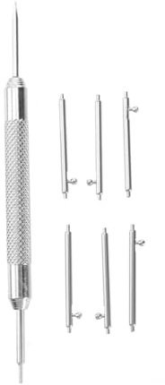 VALICLUD 7pcs Watch Band Repair Tool Set Spring Bar and Metal Connecting Pin Remover for Watch Pins Repair and Strap Opening 1.5 * 18mm Suitable for