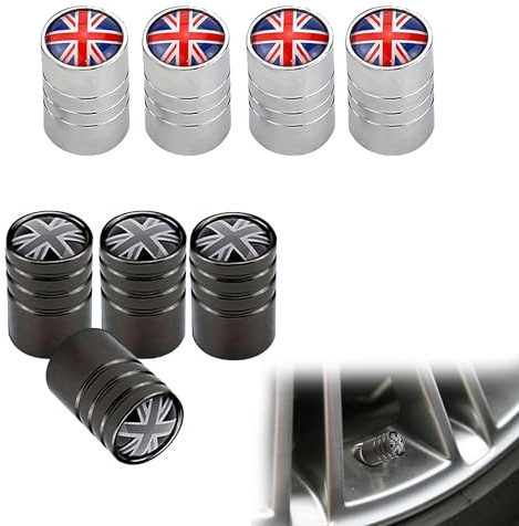 8Pcs Car Dust Caps Protect The Valve From Corrosion And Air Leakage Tyre Caps Fashion Patterns Dust Caps Perfectly Fit Most Vehicles Maintain Stable Tire Pressure For Cars Trucks Motorcycles