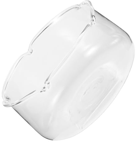 Cabilock Pot Verre Transparent pour Plantes Hydroponiques Vase Décoratif pour Lotus et Nénuphar Pot Intérieur Clair pour Culture Aquatique et Plantes Résistantes