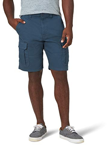 Wrangler Authentics Men's Classic Cargo Stretch Short, Midnight Blue, 42