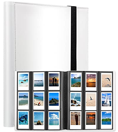 432 Pockets Photo Album for Fujifilm Instax Mini Camera, Polaroid Camera, for Fujifilm Instax Mini 12 11 9 40 99 90 8 7 EVO LIPLAY Instant Camera, Polaroid Snap PIC-300 Z2300 Instant Camera, White