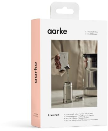 aarke Filter-Nachfüllpackung, 3 Stück, Ersatzgranulat für Aarke Luftreiniger, angereichert, Ionenaustauschharz, Aktivkohle