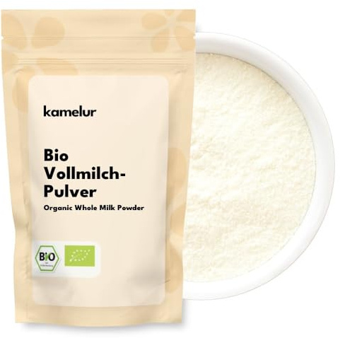 Kamelur Bio Vollmilchpulver aus Deutschland (1kg) - Milchpulver für Vollmilch aus biologischer Landwirtschaft