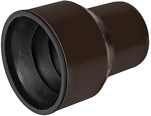 Anschlussstück mit Dichtung Ø DN75 Anschluss an Gussrohr Übergang Gusseisen-PVC Braun