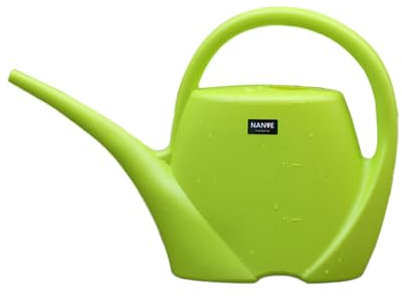 Folpus Gießkanne, Haushaltsgießkanne, Blumentopfflasche, PP, 3 l, Wiederverwendbare Blumengießkanne für Zuhause, Outdoor, Bewässerung von Pflanzen, Grün B