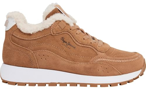 Pepe Jeans Sneaker Dean Block in Pelle Marrone