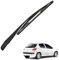 Ruolin Auto Heckscheibenwischer Schwarz, Ersatz Heckwischerarm Wischerarm Hinten + Scheibenwischer Wischer Set Kompatibel mit Peugeot 206 1998-2009