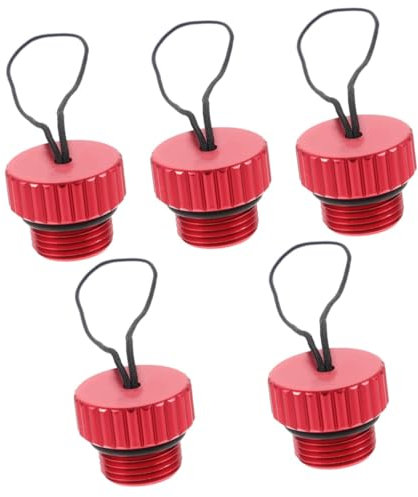 VANZACK 5pcs Scuba Tank Valve Cap Dust Protector for Diving Air Bottles Lightweight Valve End Cap Dust to Prevent Debris and Longevity