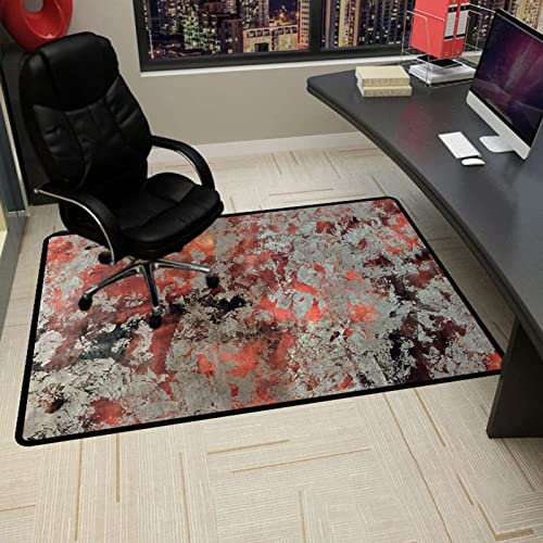 Gaming Stuhl Matten Gaming-Stuhlmatte for Teppichboden Bürostuhlmatte for Hartholzboden rutschfeste Schreibtischstuhlmatten Büro(140x160CM)
