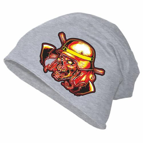 Spaß Kostet Herren Long Beanie Feuerwehr Fire Smoke feuerwehrmann 112 Beruf freiwillige FFW