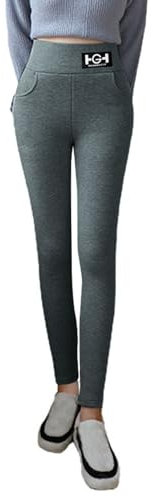 Strumpfhosen Ohne Fuß Damen Grosse Grössen, Winterleggins Damen Lang Thermo, High Waist Abnehmen Winterstrumpfhose Damen Gefüttert Stützstrumpfhose Casual Tailliertes Sport Leggings Damen